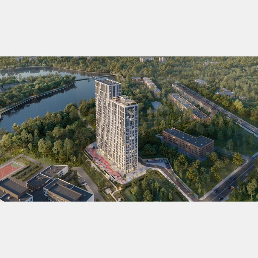 Квартира-студия, 26,5 м², 4/28 эт.