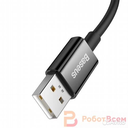 Кабель Baseus supervooc USB - Type-C, 6A, 65W, 1м