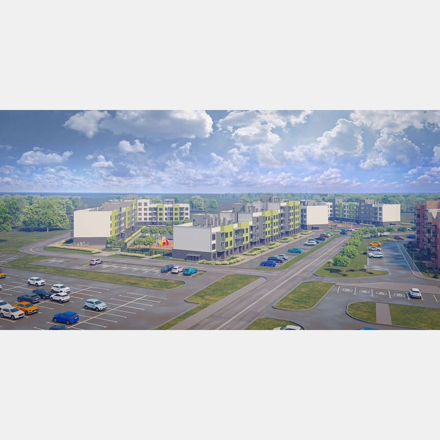 2-к. квартира, 56,6 м², 1/5 эт.