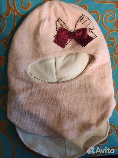 Шапка для девочки 3-4 года