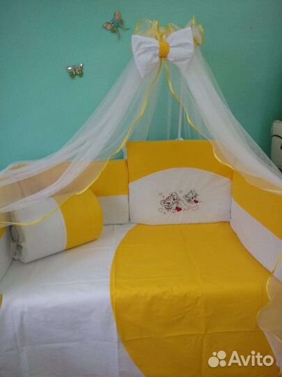 Бортики в кроватку