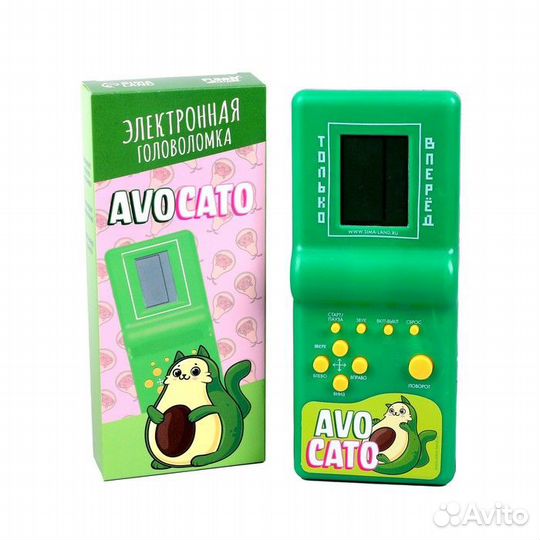 Электронная Игра - головоломка Авокадо (тетрис)