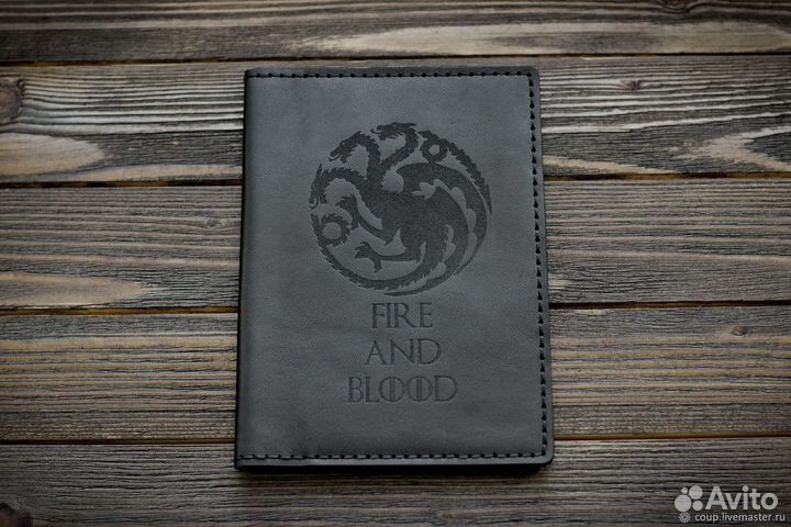 Обложка для паспорта натуральная кожа