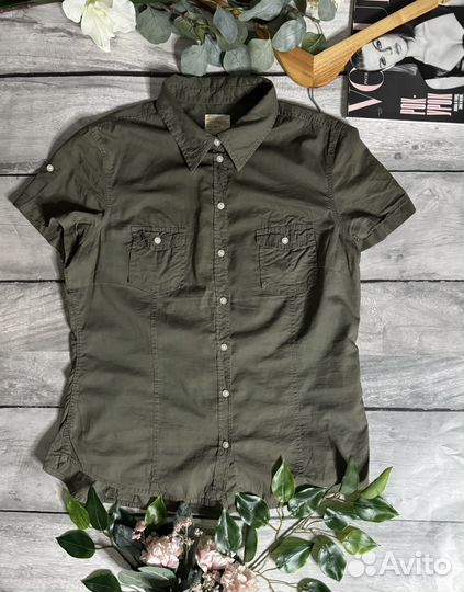 Рубашка женская H&M хаки