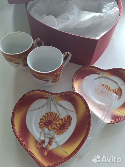 Новый набор кофейный в подарочной упаковке