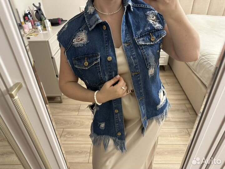 Zara платье жилет