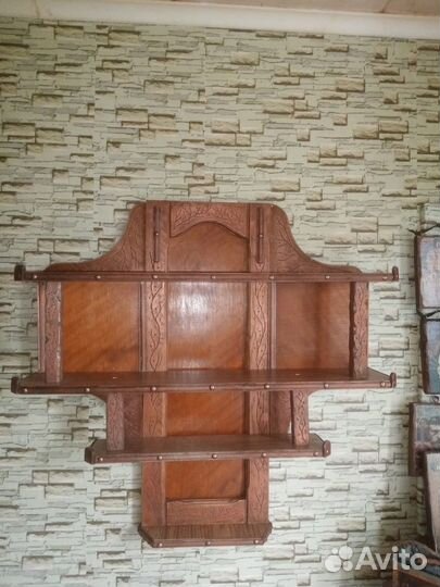 Навесная полка-поставец, киот, Винтажный стиль