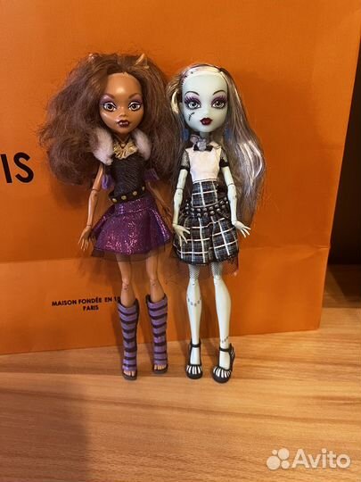 Кукла Монстер Хай клодин вульф и frankie shtein