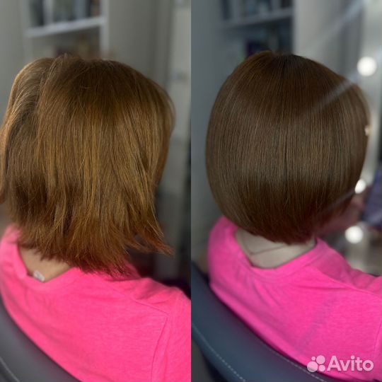 Кератиновое выпрямление