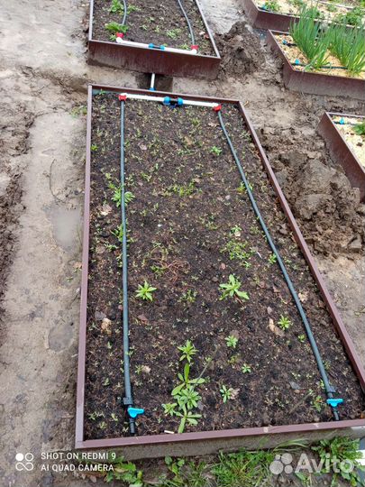 Монтаж системы капельного полива