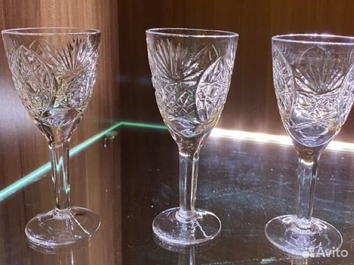 Рюмки хрустальные