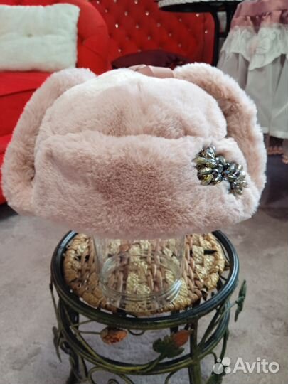 Шапка ушанка женская зимняя новая