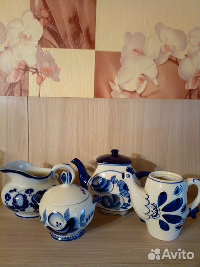 Посуда гжель