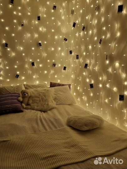 Гирлянда шторы 3х3