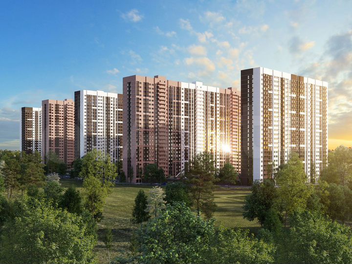 2-к. квартира, 66,5 м², 19/25 эт.