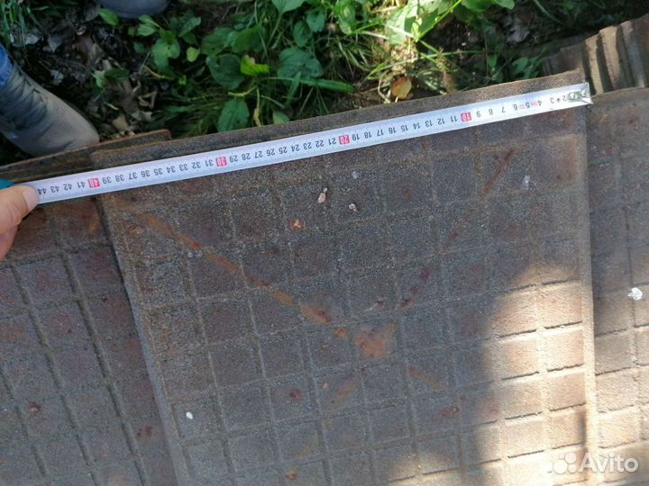 Чугунная плитка 400*400*20