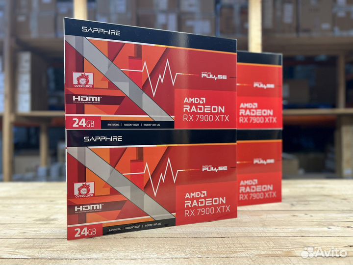 Новые sapphire RX 7900 XTX pulse gaming OC 24G