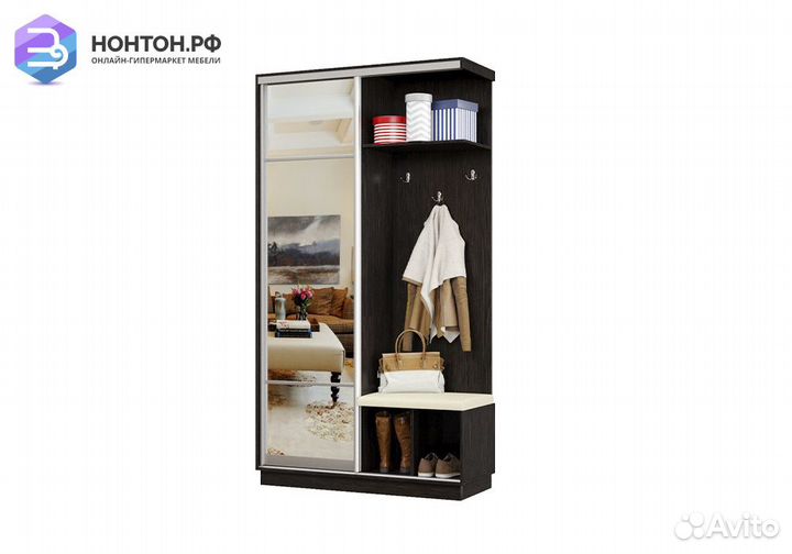 Прихожая-купе Эридан с сиденьем венге