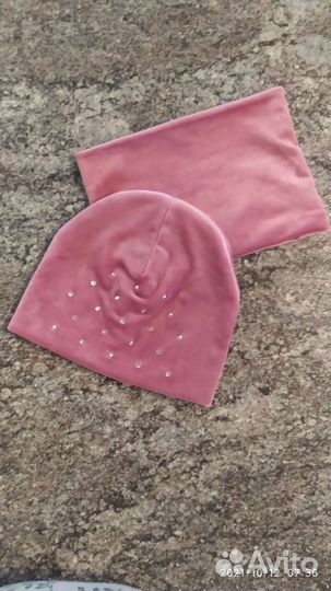 Шапка и снуд для девочки
