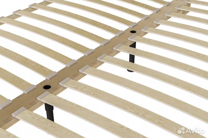 Кровать двуспальная из массива сосны 160 x 200 см