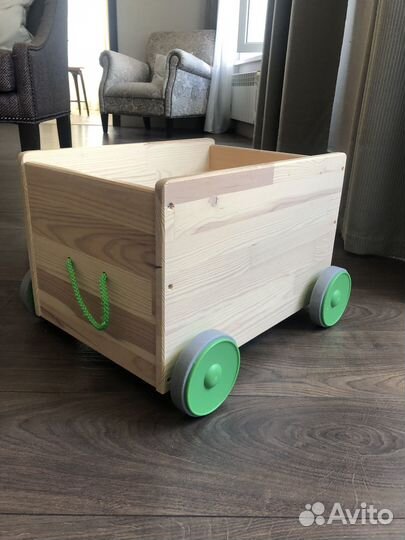 Икеа ящик на колесах для игрушек