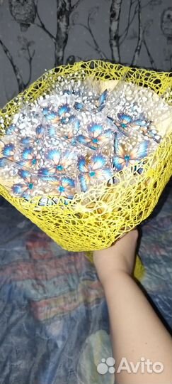 Букеты из светящихся бабочек