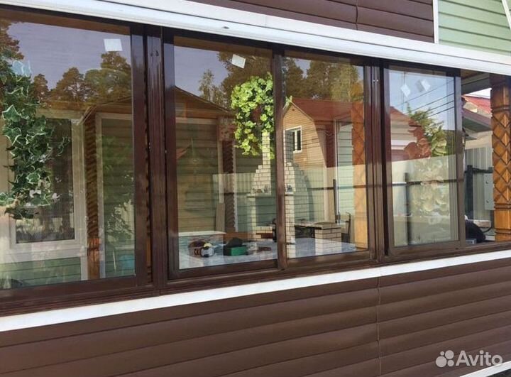 Окна алютех глухие окна