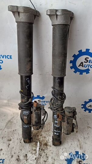 Mercedes W205 14- амортизатор задний левый 0710