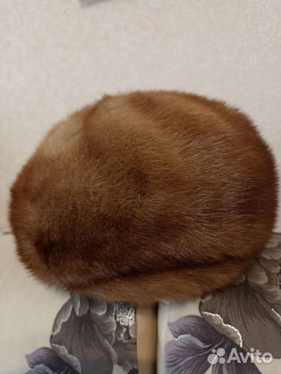 Берет норковый новый