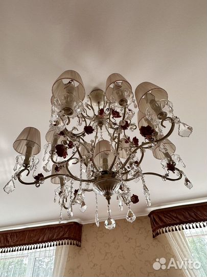 Люстра хрустальная