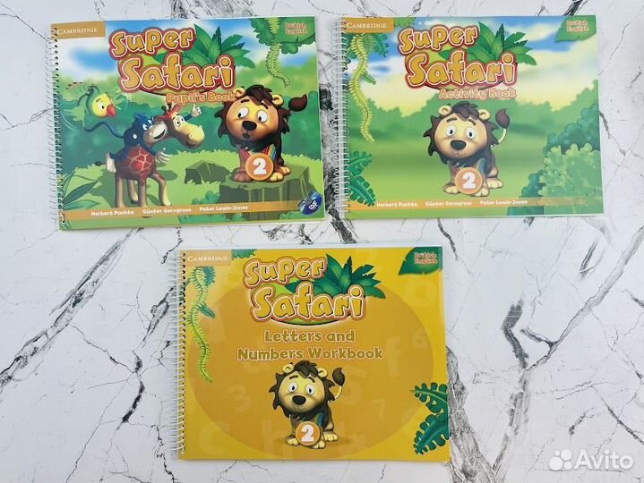Super Safari 2 Student Book + Activity Book + Numb