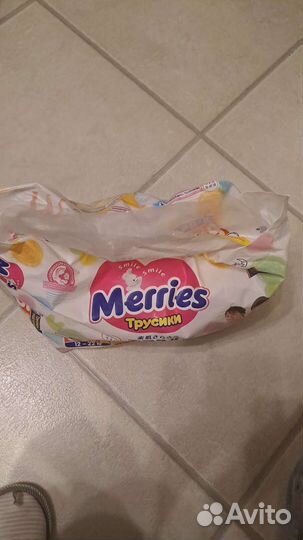 Подгузники трусики merries xl