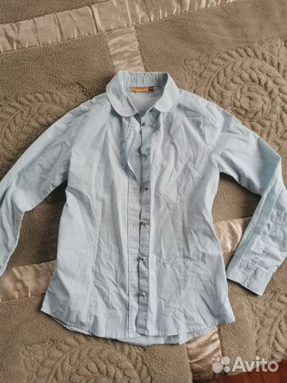 Школьные рубашки и кофты 140