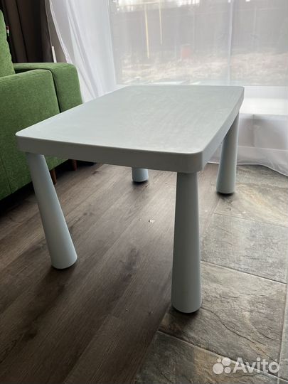 Детский стол и стул IKEA маммут