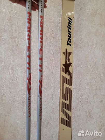 Лыжи беговые с палками