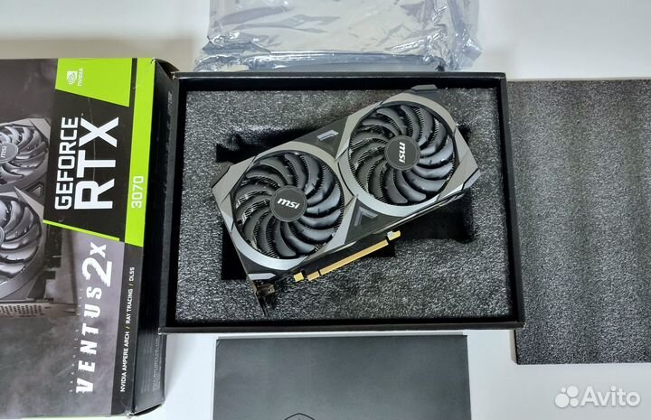 MSI GeForce RTX 3070 Ventus 2X OC 8Gb