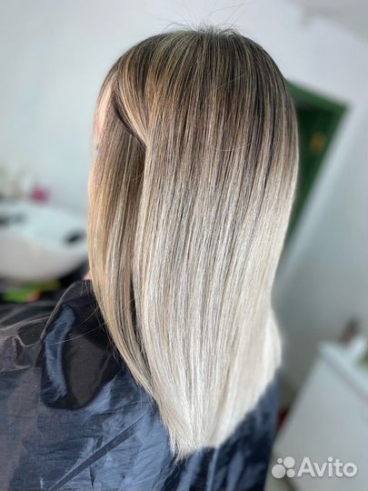 Сложное окрашивание волос/Кератин/Стрижки