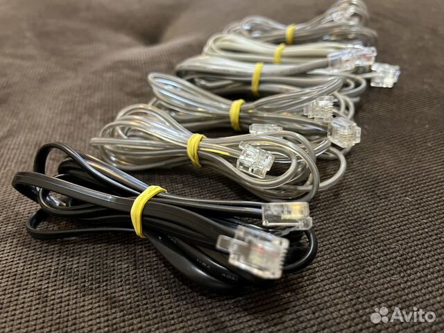 Телефонный шнур RJ11 - набор 6 штук
