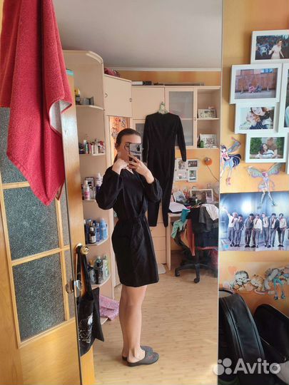 Джинсовое платье 36