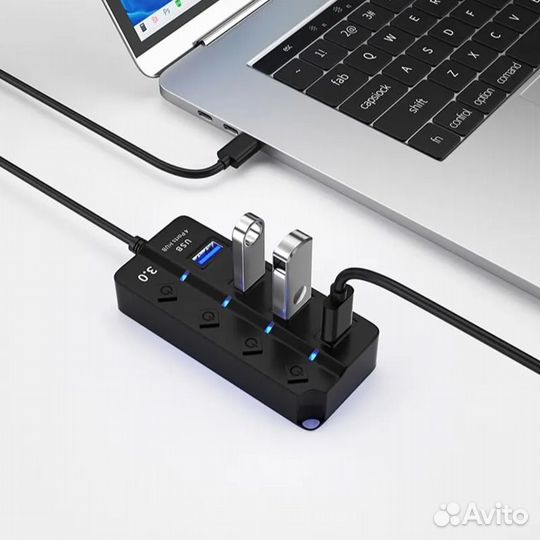 USB 3.0 концентратор dbit 4 в 1
