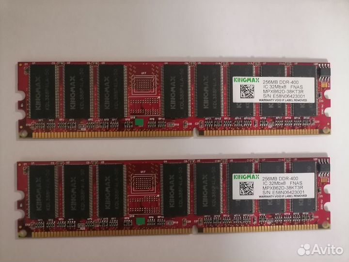 Опретивная память ddr 400 256mb