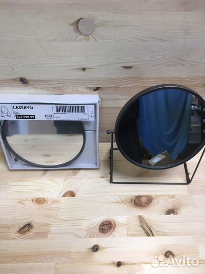 Зеркало настольное IKEA лассбюн 17 см оригинал