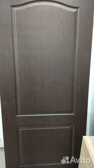 Дверь Глухая, ламинация цвет Венге 900*2000 мм (Ме