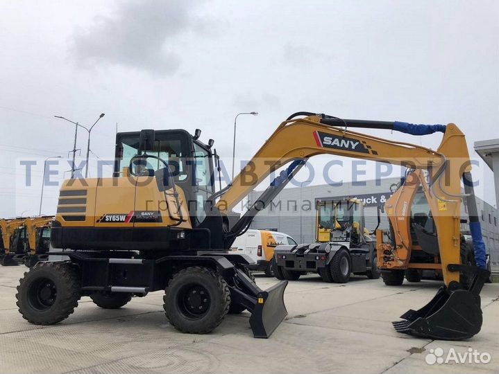 Мини-экскаватор Sany SY65W, 2023