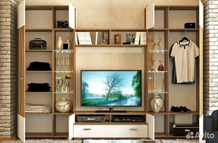 Зеркальный шкаф