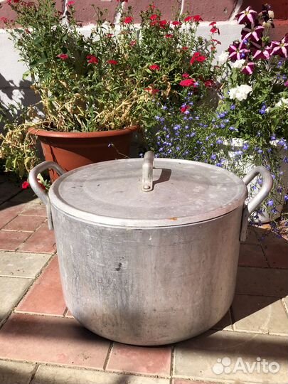 Кастрюля алюминиевая 10 литров