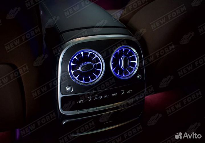 Воздуховоды задние Mercedes S class W222