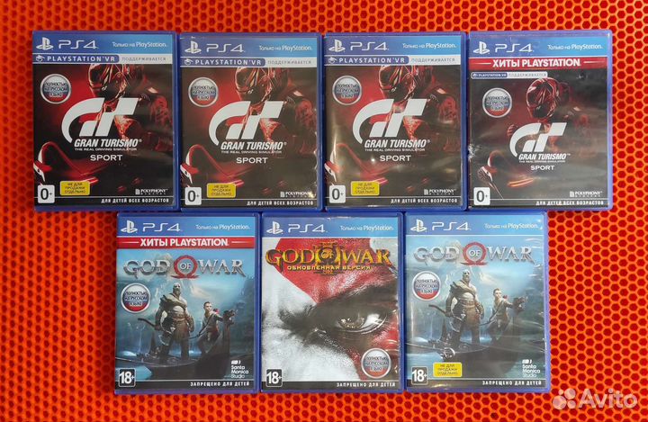 Gran Turismo Sport и God of War для PS4