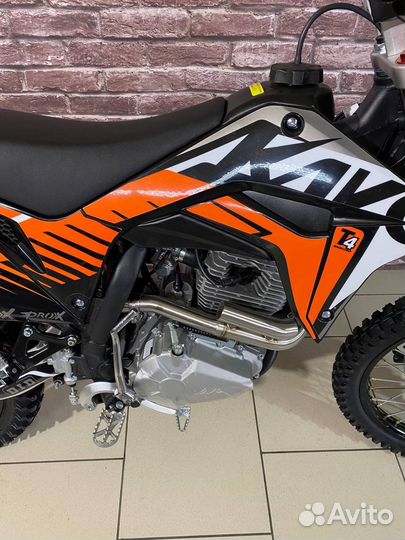 Мотоцикл кроссовый Kayo T4 300 Enduro 2023г птс