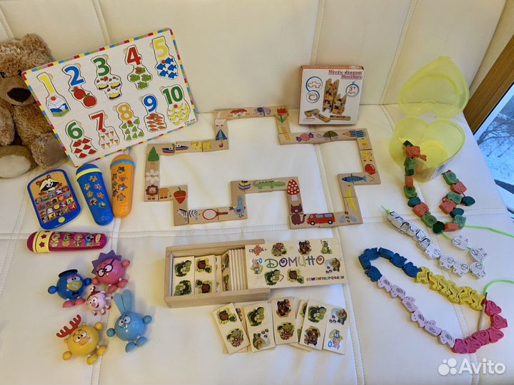Деревянные обучающие игрушки 1-4 лет